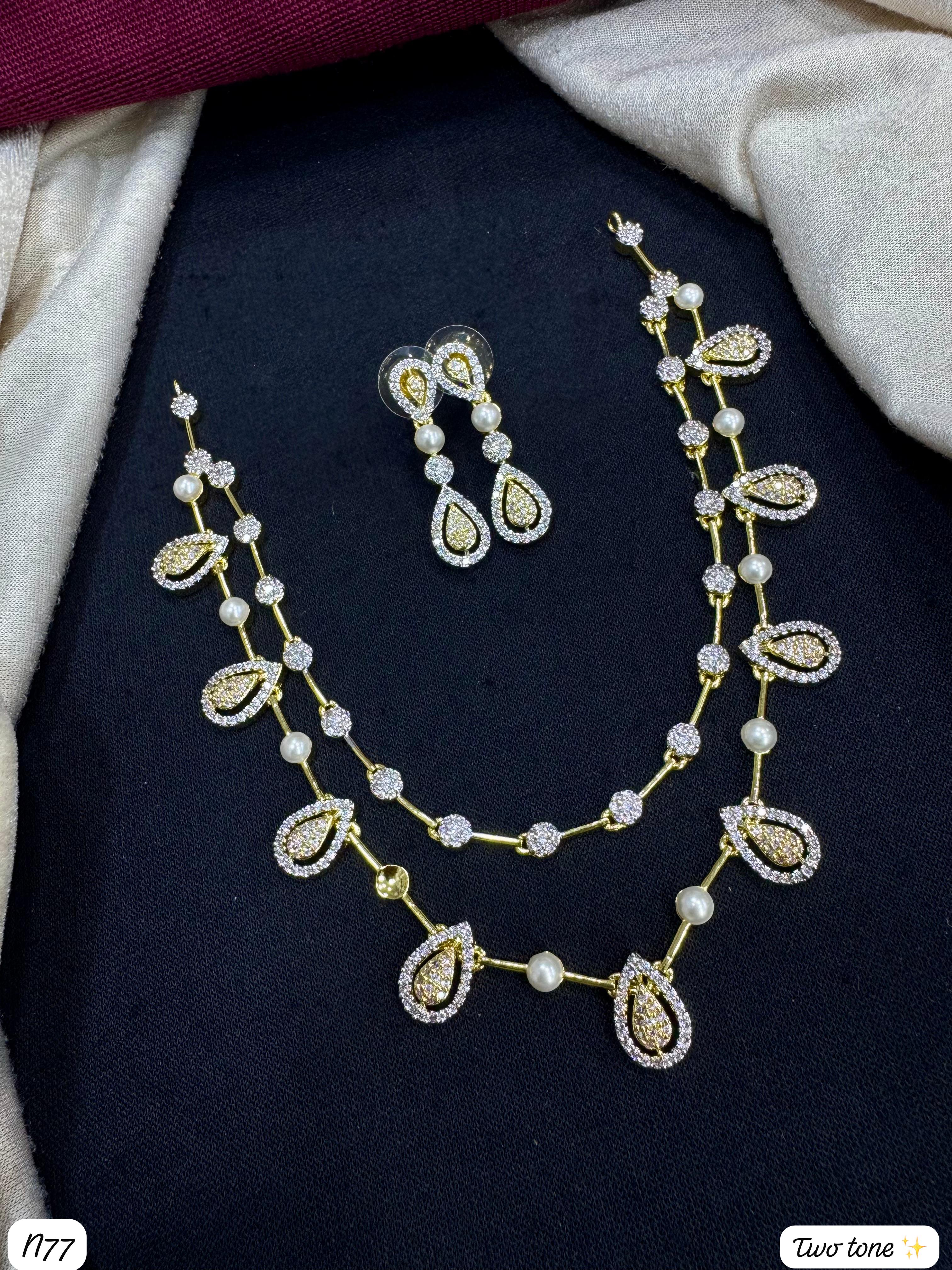 Elegant Teardrop ad Necklace & Earring Set – Lucentemarket