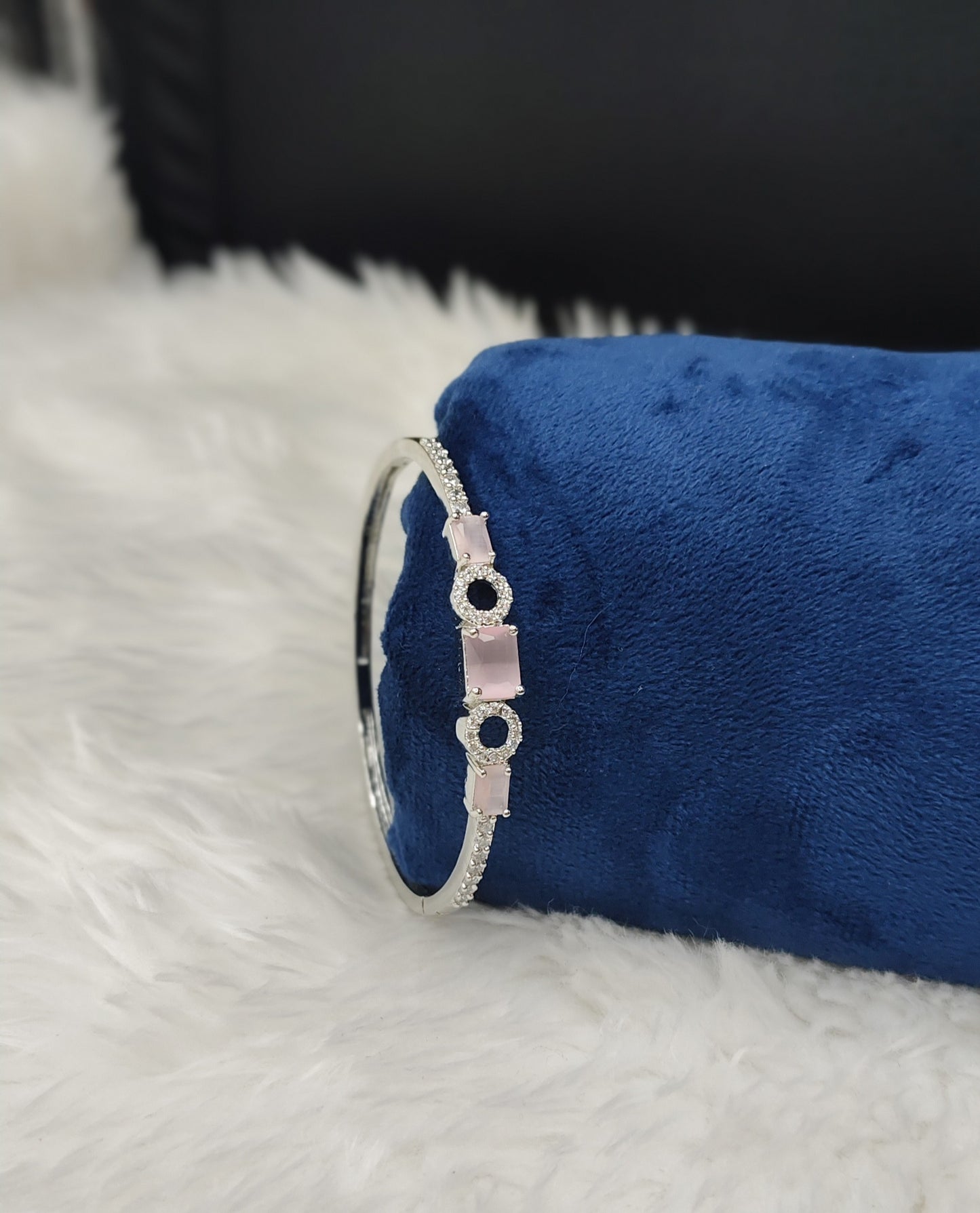 Minimalist Geometric Bangle Bracelet