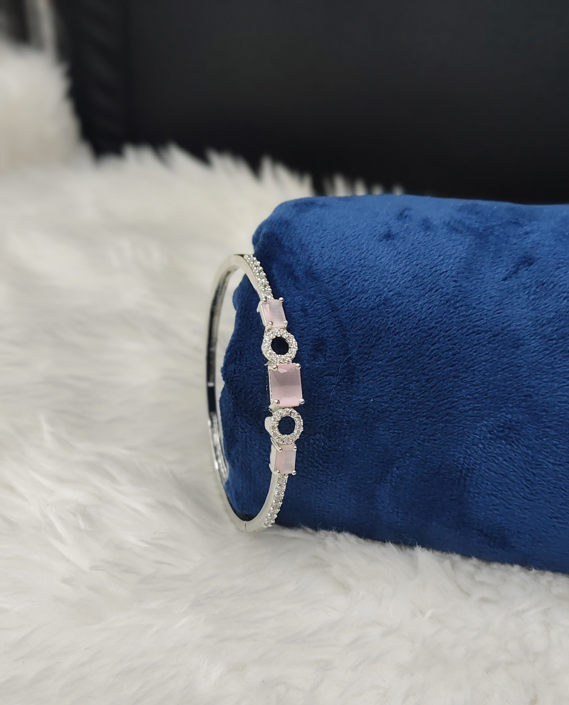Minimalist Geometric Bangle Bracelet