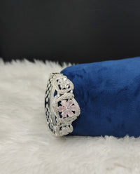 American Diamond Cuff Kada Bracelet