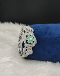 American Diamond Cuff Kada Bracelet
