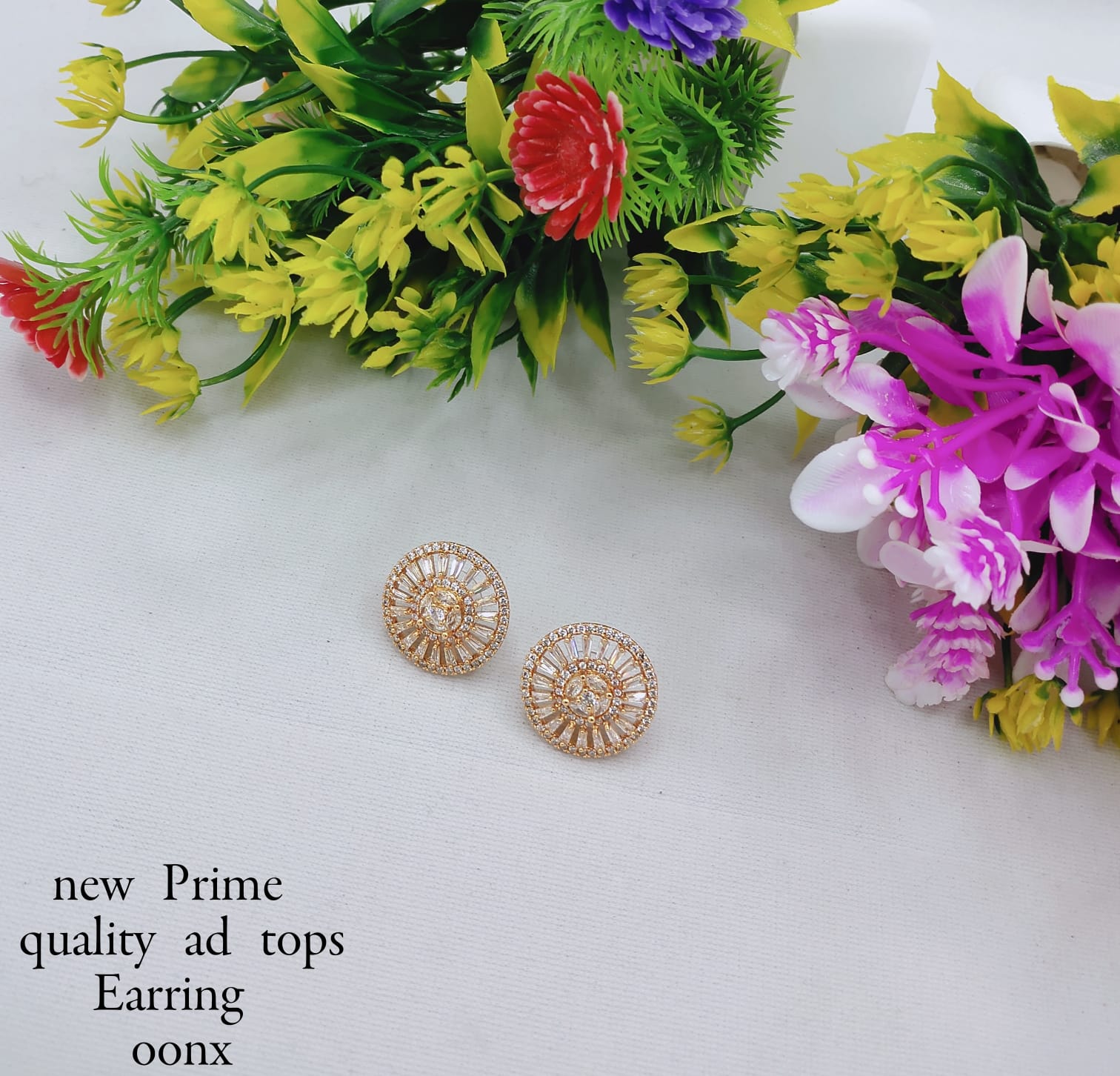Radiant Round AD Stud Earrings – Lucentemarket
