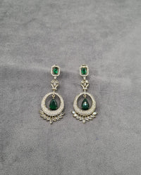 Royal Open-Circle Statement Earrings