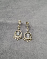Royal Open-Circle Statement Earrings