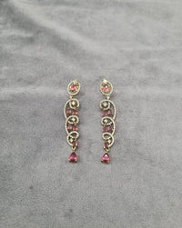 Royal Look Waterfall Statement Earrings