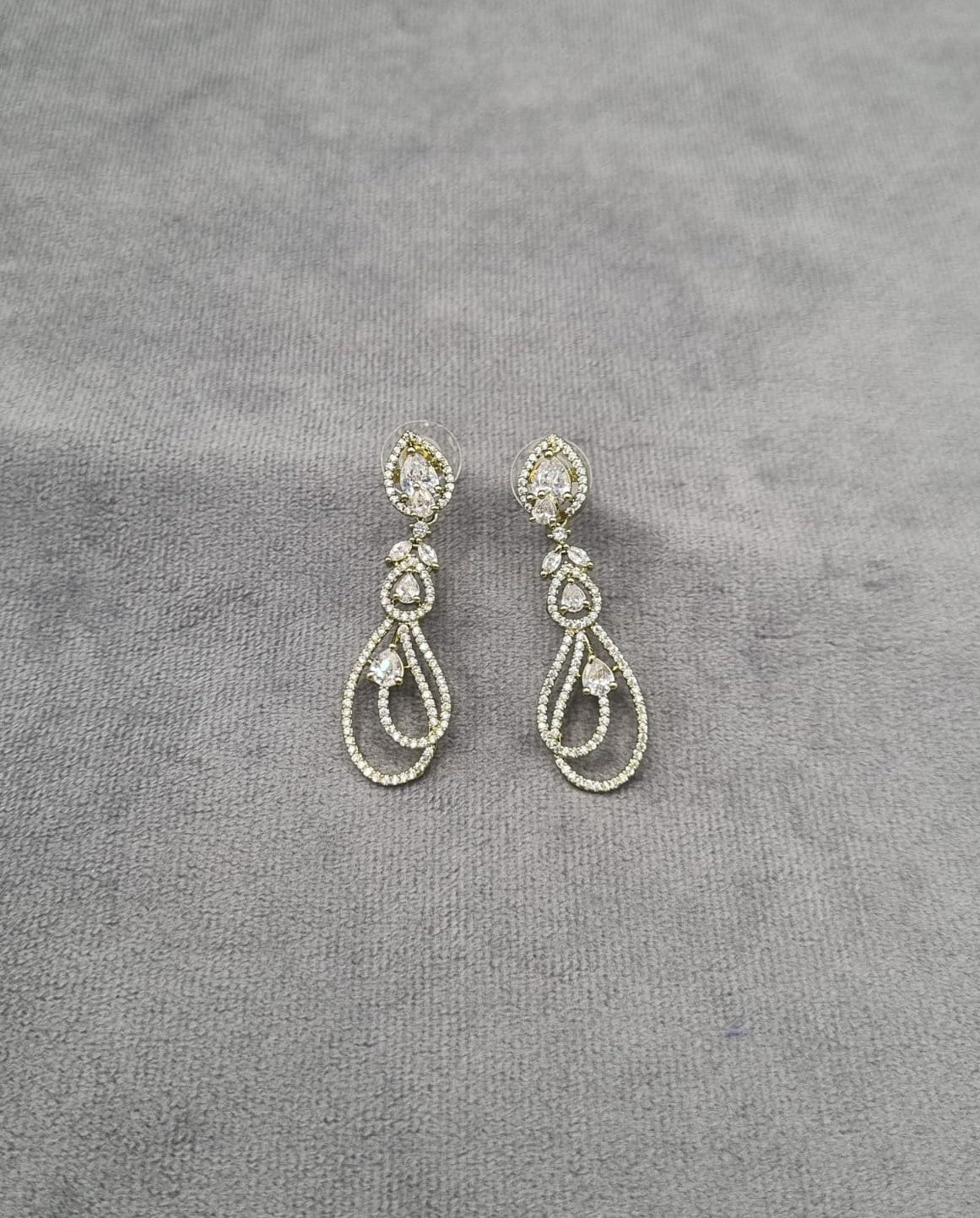 "Pink Petal" Double Teardrop Dangles