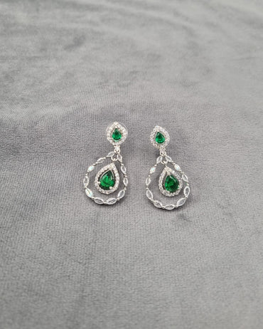 Double Teardrop Earrings