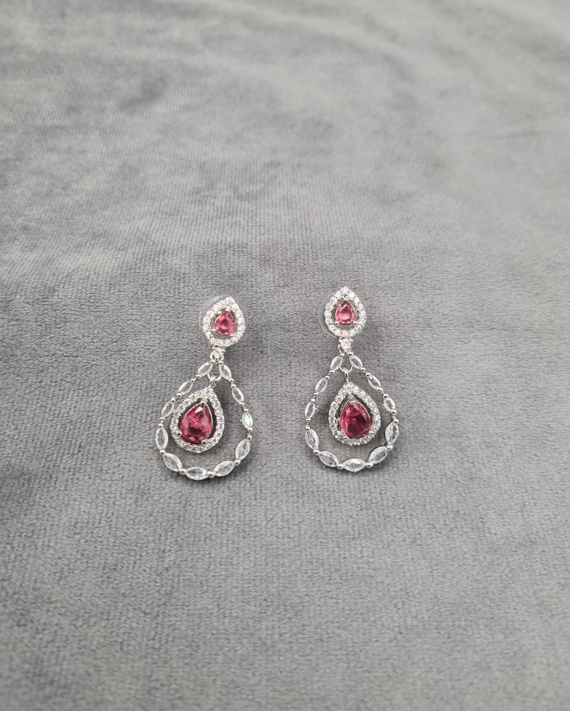 Double Teardrop Earrings