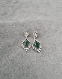 "Midnight Rhombus" Statement Earrings
