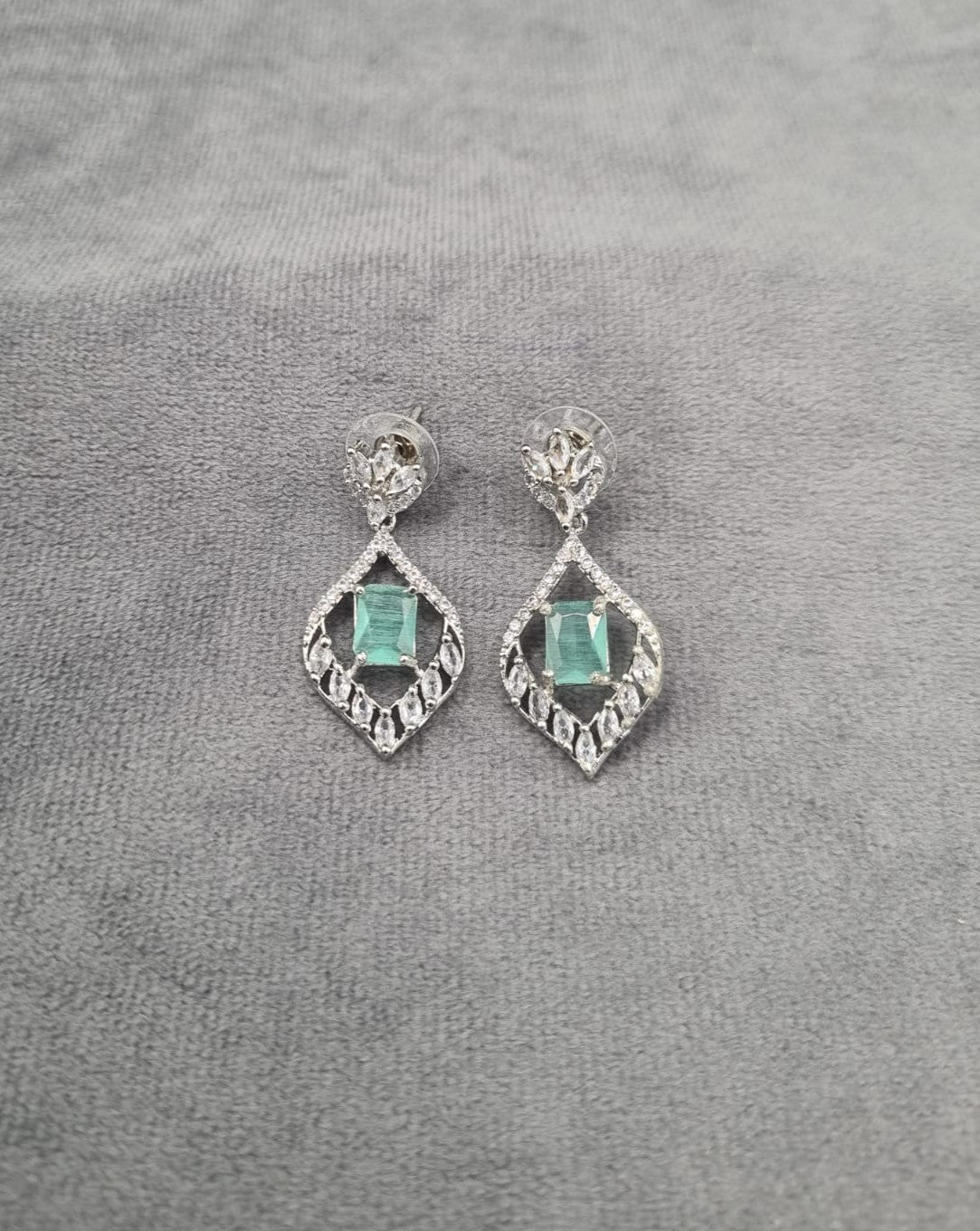 "Midnight Rhombus" Statement Earrings