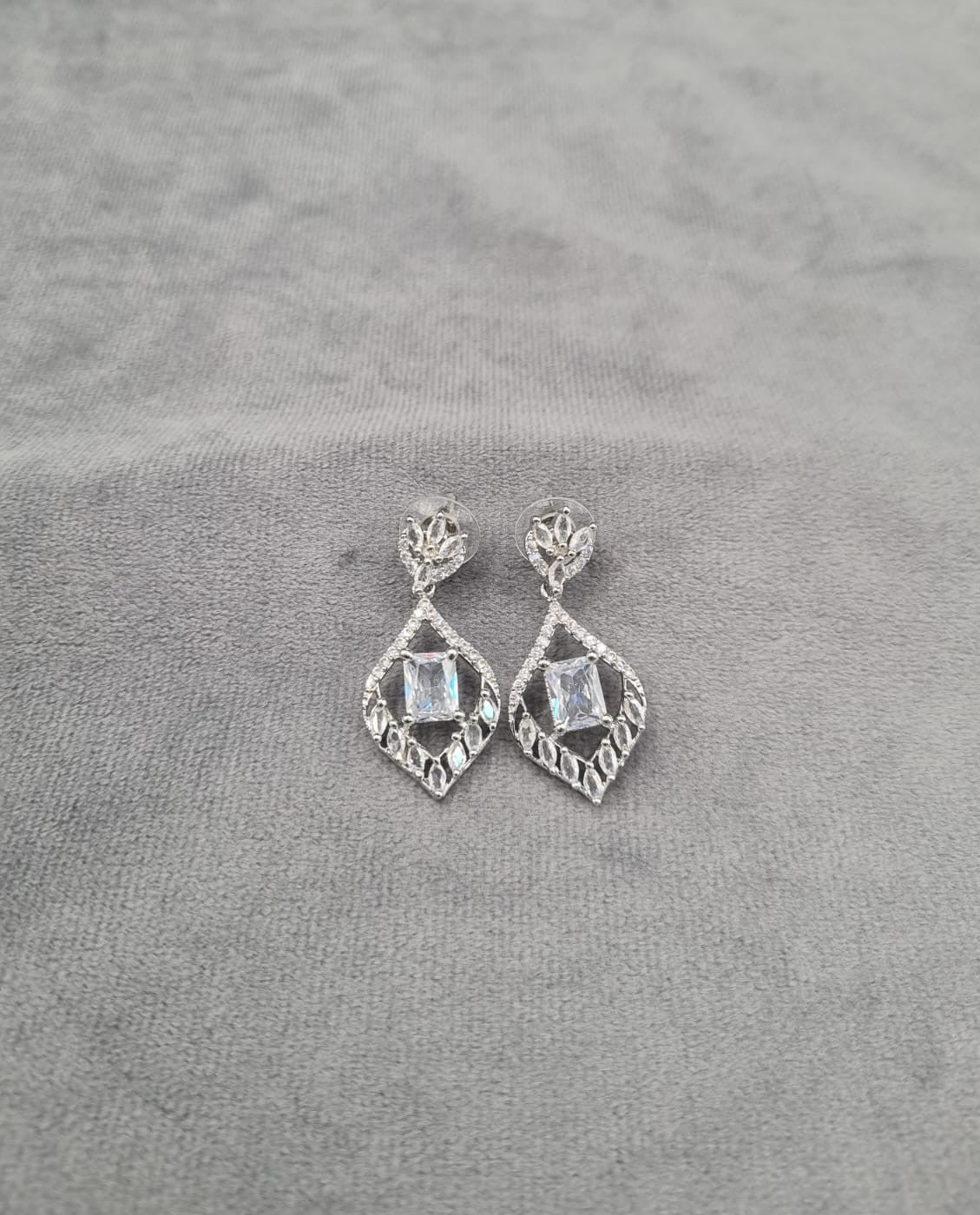 "Midnight Rhombus" Statement Earrings