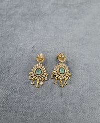 Blush Pink Teardrop Chandelier Drops Earrings