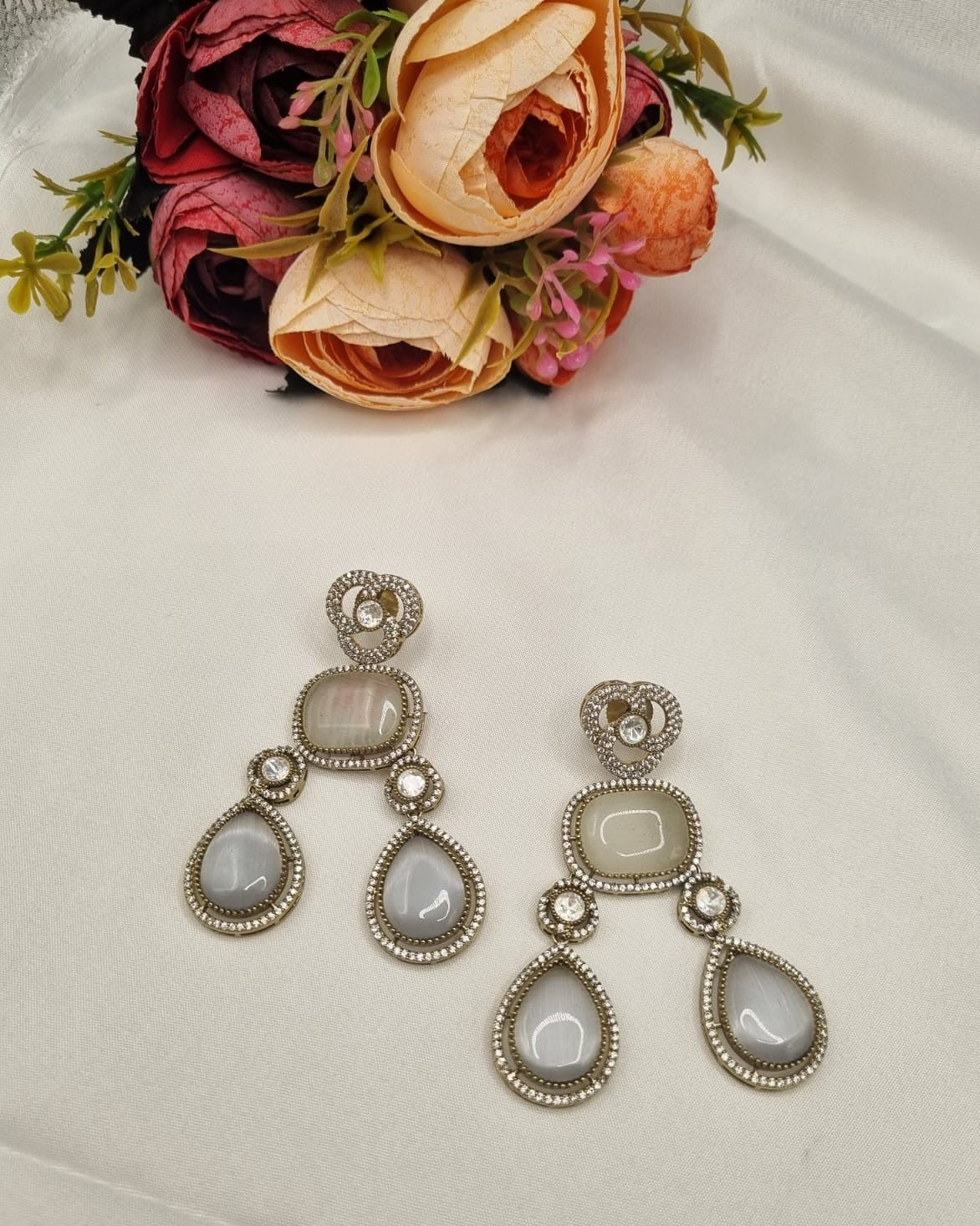 Teardrop Chandelier Earrings