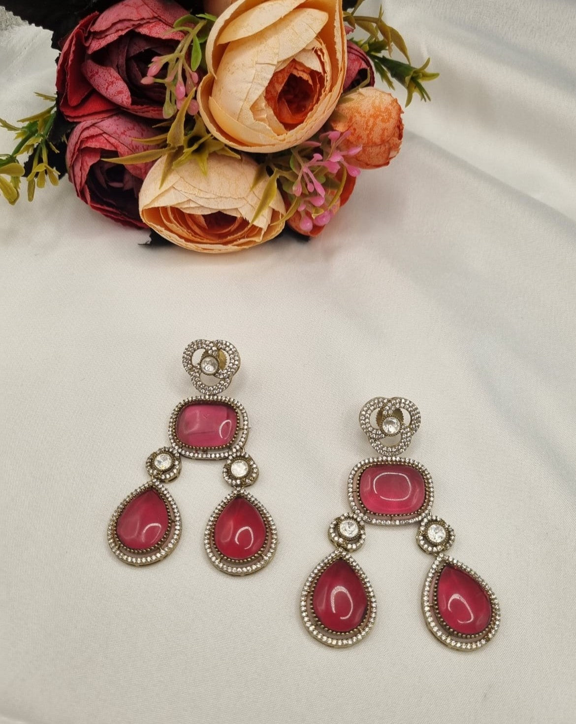 Teardrop Chandelier Earrings