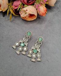 Imperial Blue American Diamond Earrings
