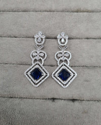 Tiered Crystal Statement Drop Earrings