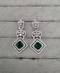Tiered Crystal Statement Drop Earrings