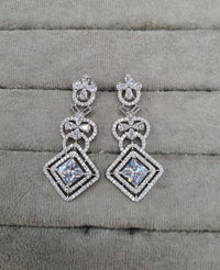 Tiered Crystal Statement Drop Earrings