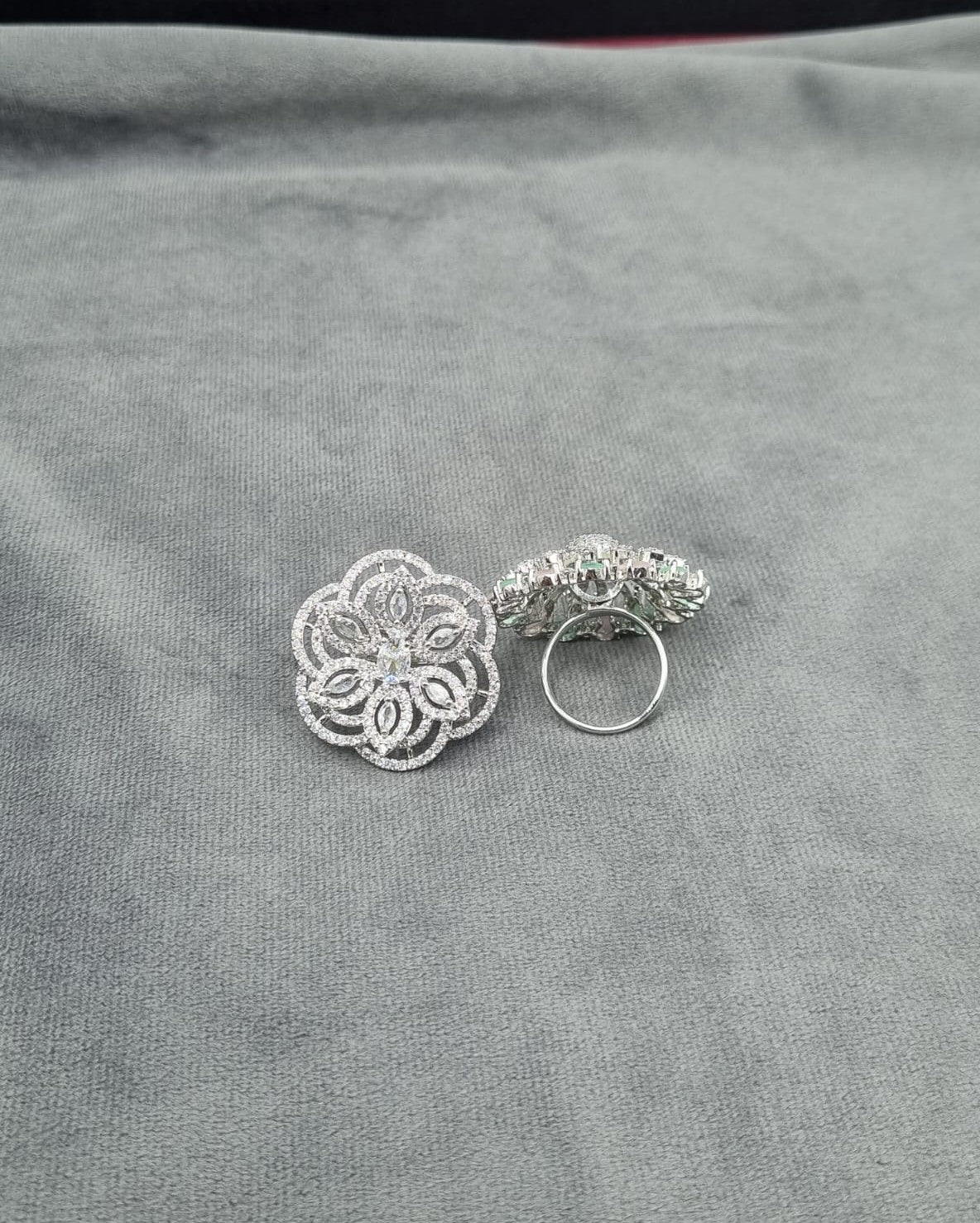 Adjustable Silver Plated Large Statement Jewelry