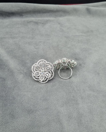 Adjustable Silver Plated Large Statement Jewelry