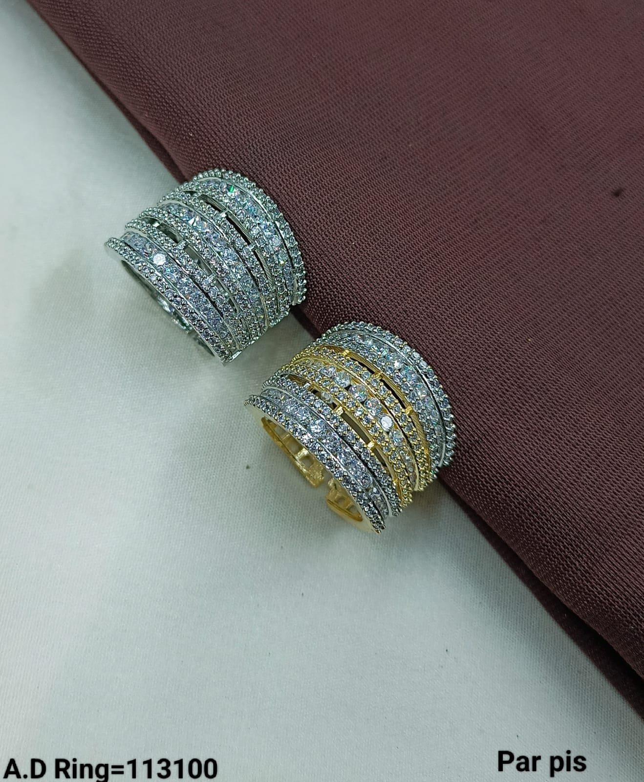 Multi-Layered AD Band Ring – Style (Per Piece)
