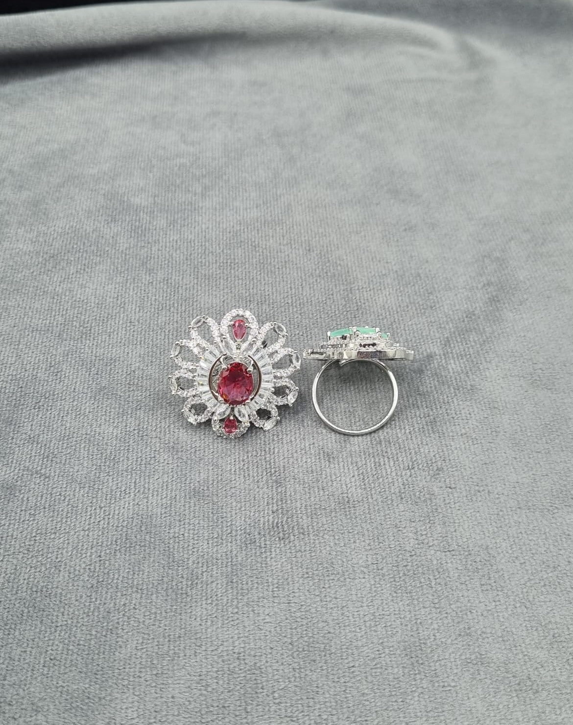 Adjustable Silver Plated Large Statement Jewelry