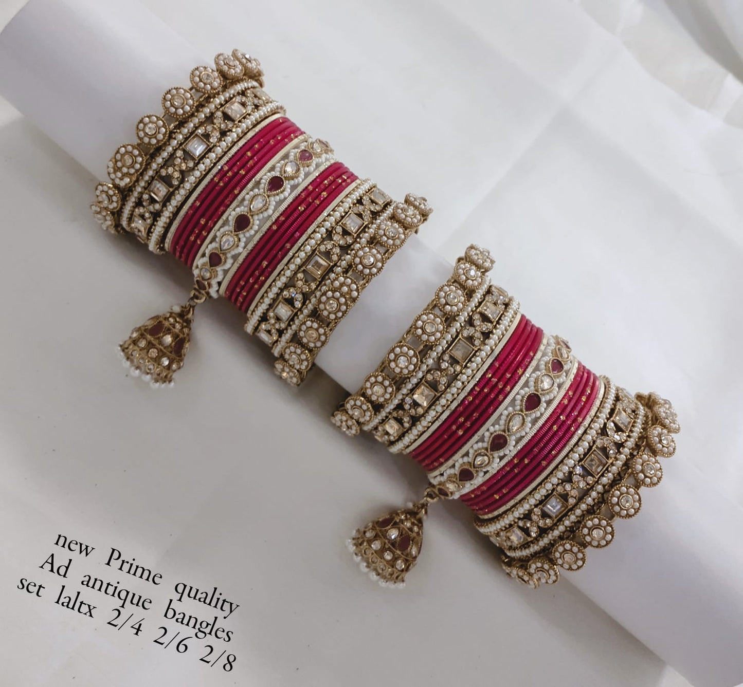 Antique Gold Plated Bangle Set