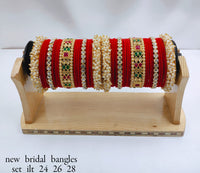 Latest Fashionable Tear Dropped Silk Thread Pearl Dropped Beautiful Chudda Combo Set For Women And Girls  For Wedding