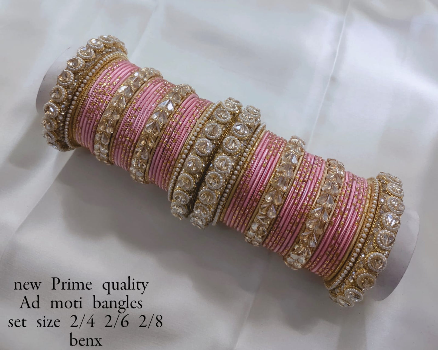 Antique Gold Plated Bridal Bangle Set
