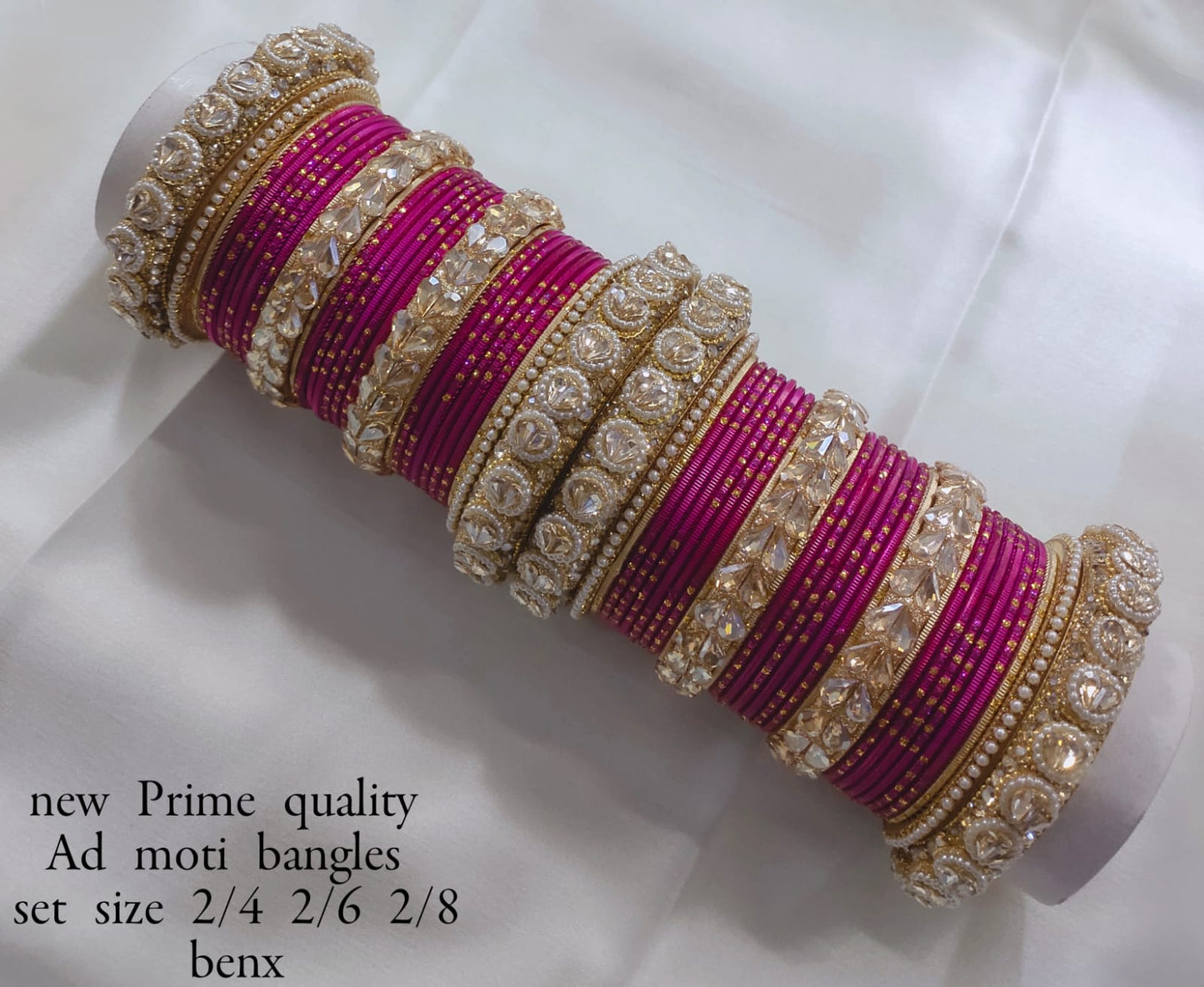 Antique Gold Plated Bridal Bangle Set