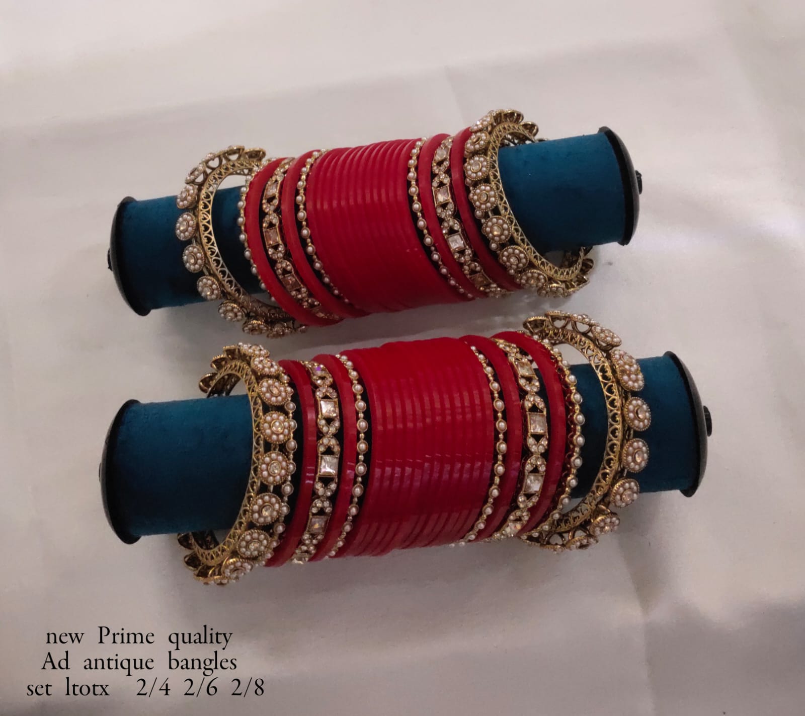Gold Plated Bridal Bangle Set
