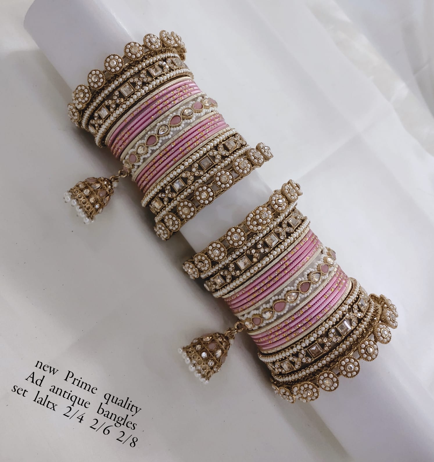 Antique Gold Plated Bangle Set
