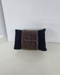 Sparkling Glass Bangles Set