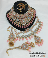 Gold Plated Half Bridal Set