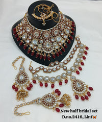 Gold Plated Half Bridal Set
