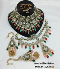 Gold Plated Half Bridal Set