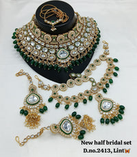 Gold Plated Half Bridal Set