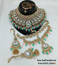 Gold Plated Half Bridal Set