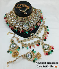 Gold Plated Half Bridal Set