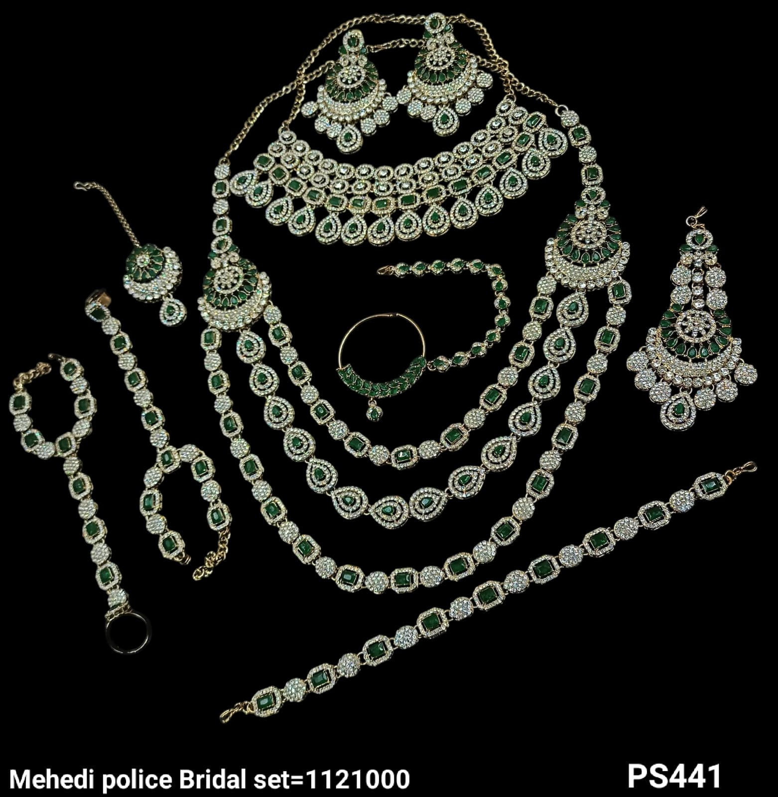 Antique Gold Plated Bridal Set