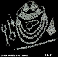 Silver Plated Bridal Set