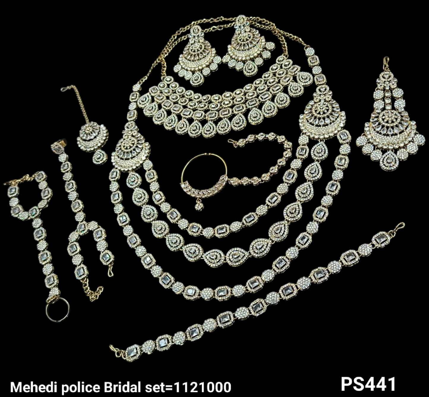 Antique Gold Plated Bridal Set