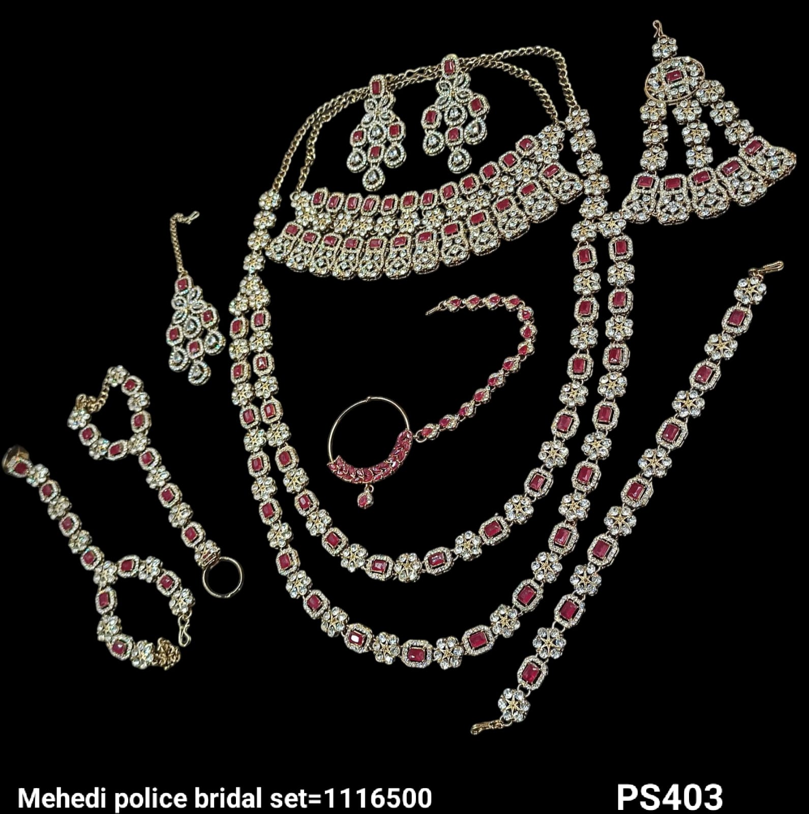 Antique Gold Plated Bridal Set