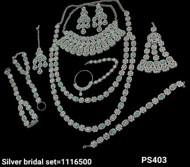 Silver Plated Bridal Set