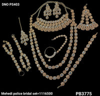 Antique Gold Plated Bridal Set