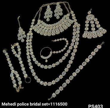 Antique Gold Plated Bridal Set