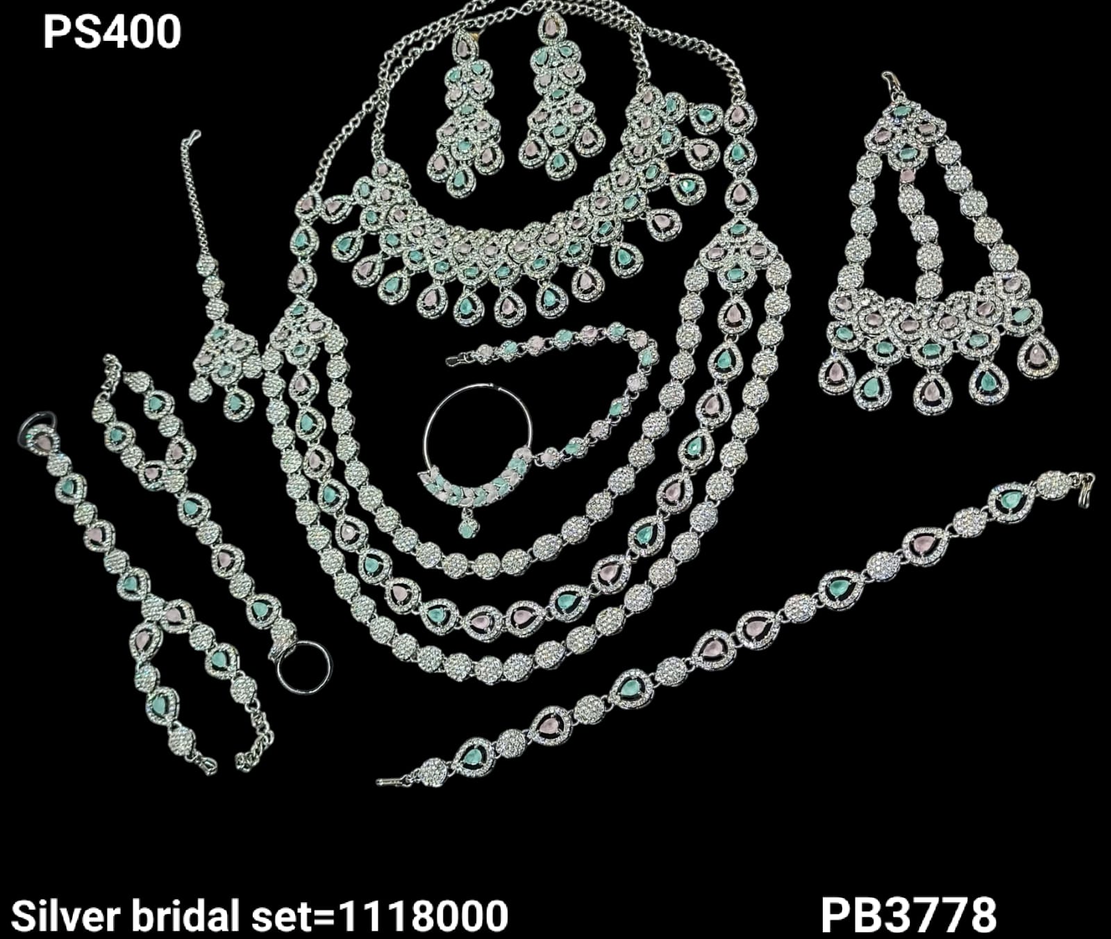 Silver Plated Bridal Set