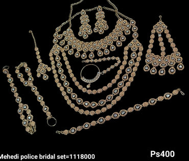 Antique Gold Plated Bridal Set