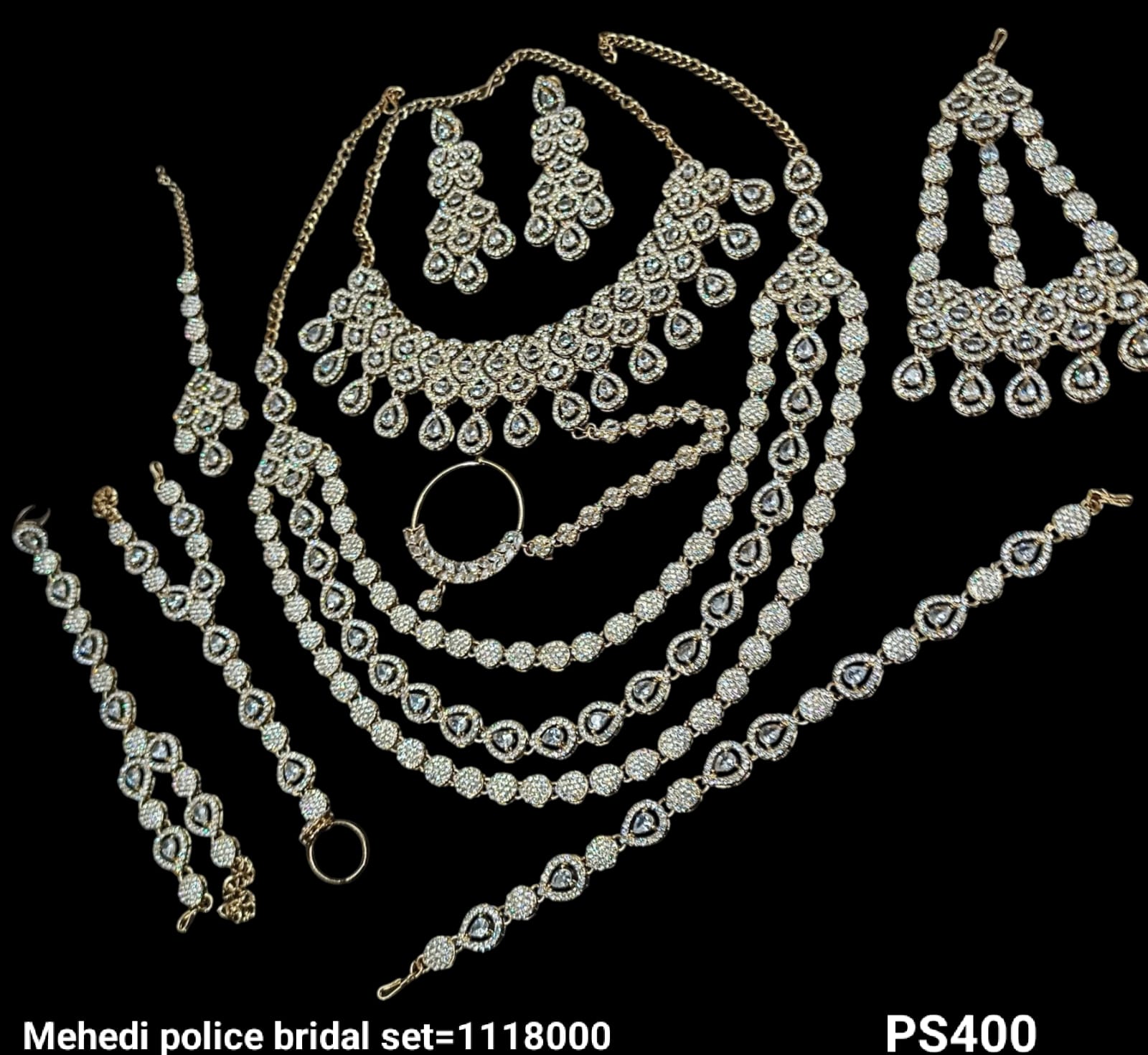 Antique Gold Plated Bridal Set