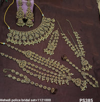 Lucentemarket Traditional Antique Bridal Jewelry Set – Timeless Elegance for Weddings